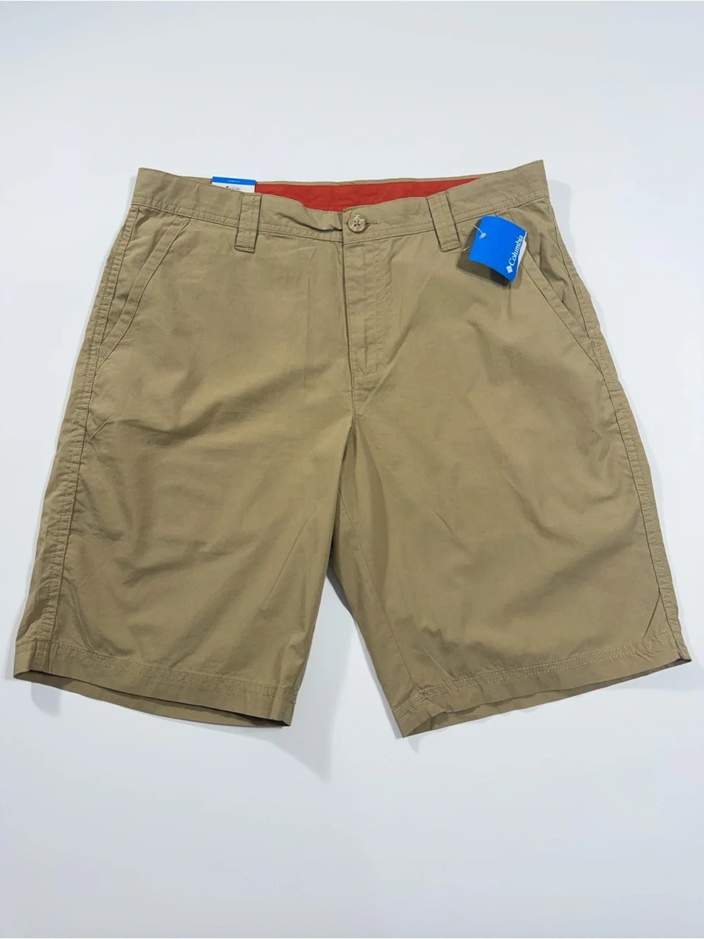 Columbia Washed Out Shorts Men’s 32 Crouton Khaki Tan 10” NWT